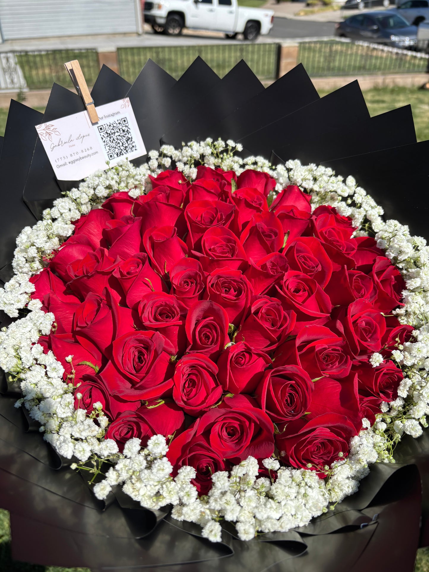 Heart of Passion – 50 Roses”