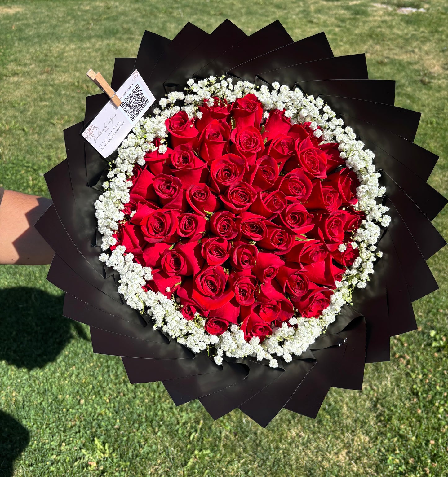 Heart of Passion – 50 Roses”