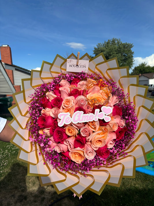 Sueño Rosado / Pink Dream 50 fresh roses